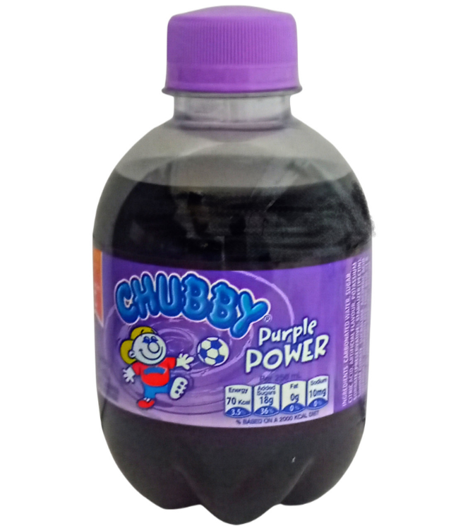 Chubby Soda Purple Power Grape 250ML